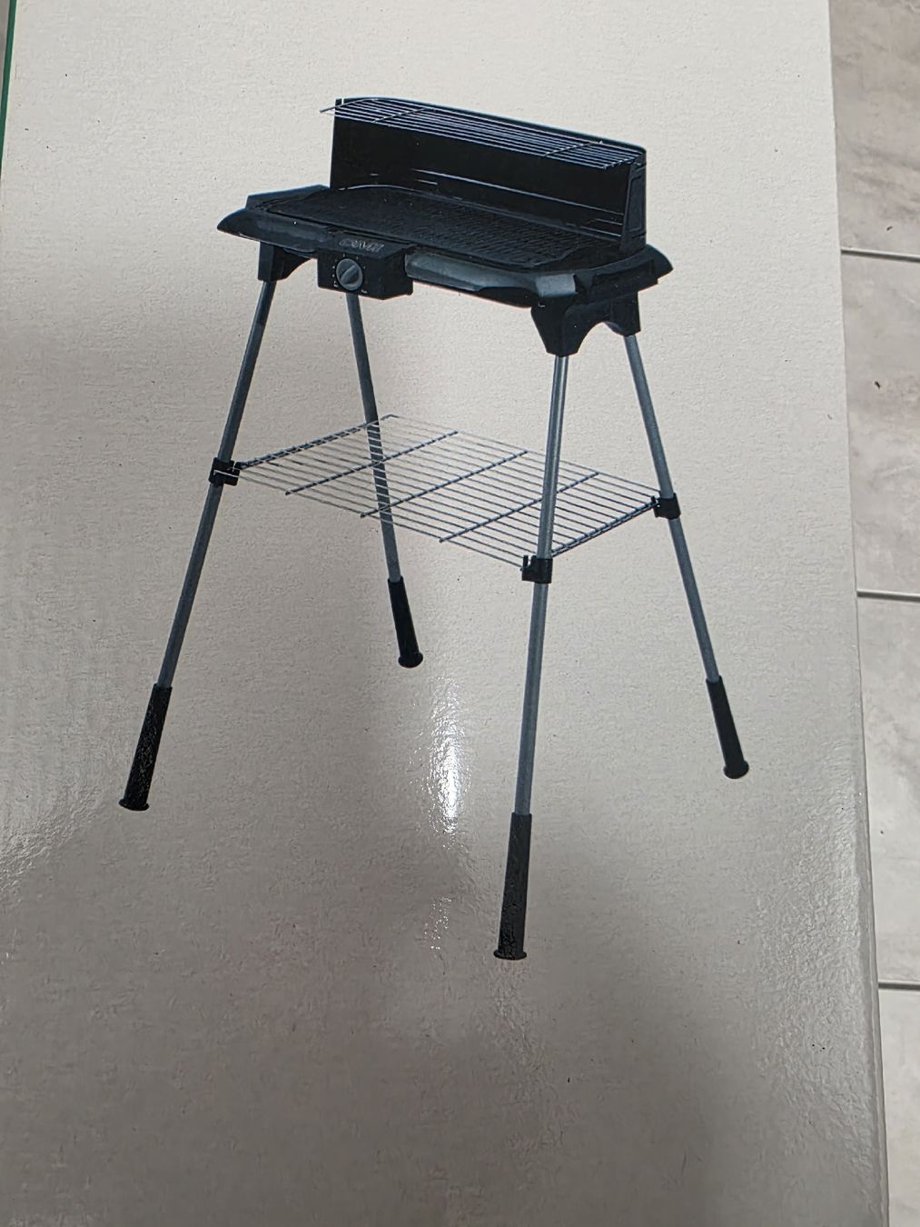 Griglie: Kleiner Elektro Grill – Nuovo e nell'imballaggio originale da Buchs ZH venduto da 1948Mustermann