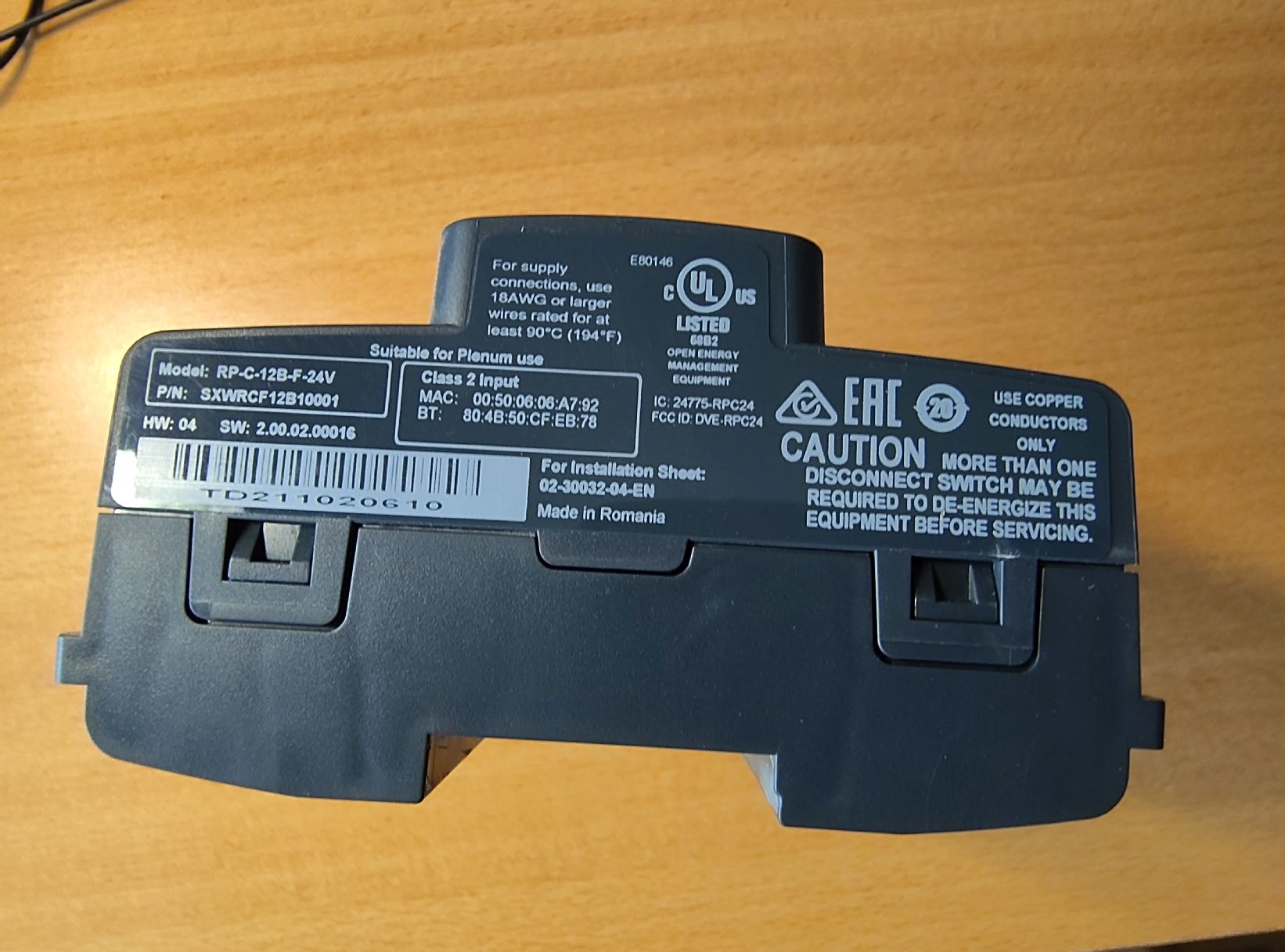 Schneider Componenti elettronici: Schneider Electric RP-C-12B-24V Controller – Usato da Bertschikon Gossau venduto da Dewe13 1