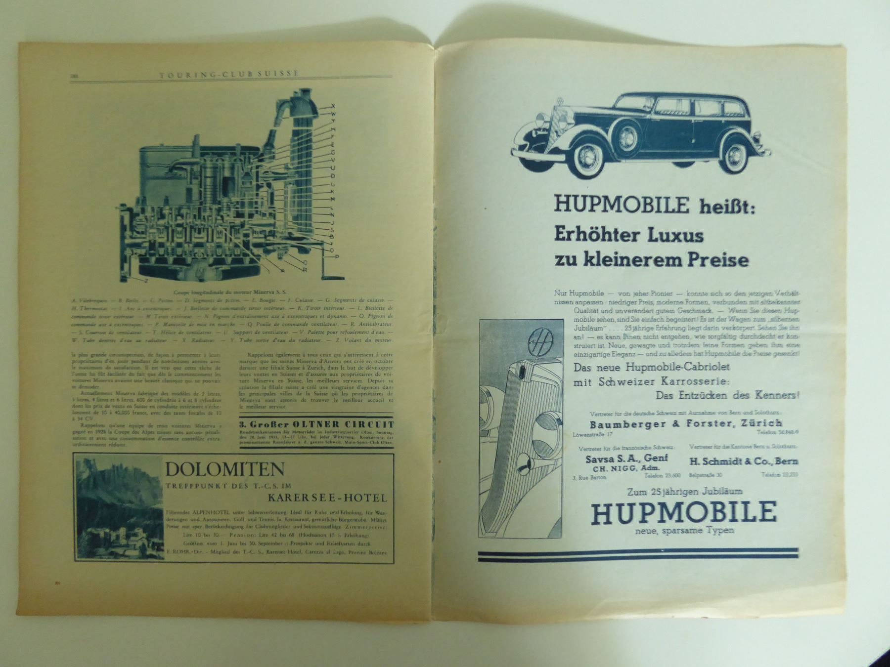 Zeitschriften & Magazine: 1933 Zeitschrift vom T. C. S. – Gebraucht aus Zürich von Chaeffeler 5