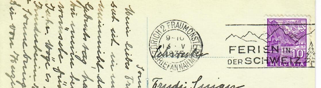 Cartoline postali: Kilchberg 1935 – Usato da Hochdorf venduto da Ziegel-16 1
