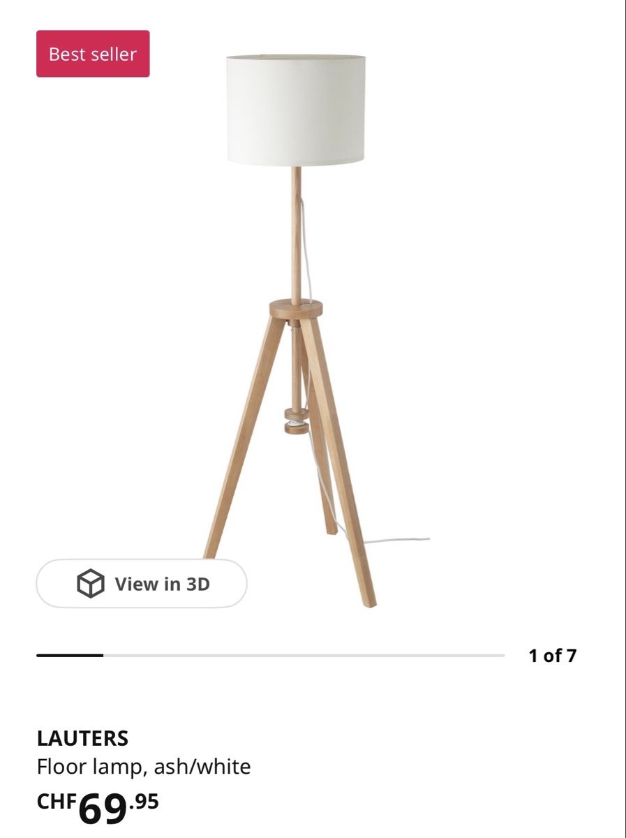 Ikea Lampade: Ikea Lauters Lamp – Nuovo (secondo la descrizione) da Basel venduto da cam_2jcp 1