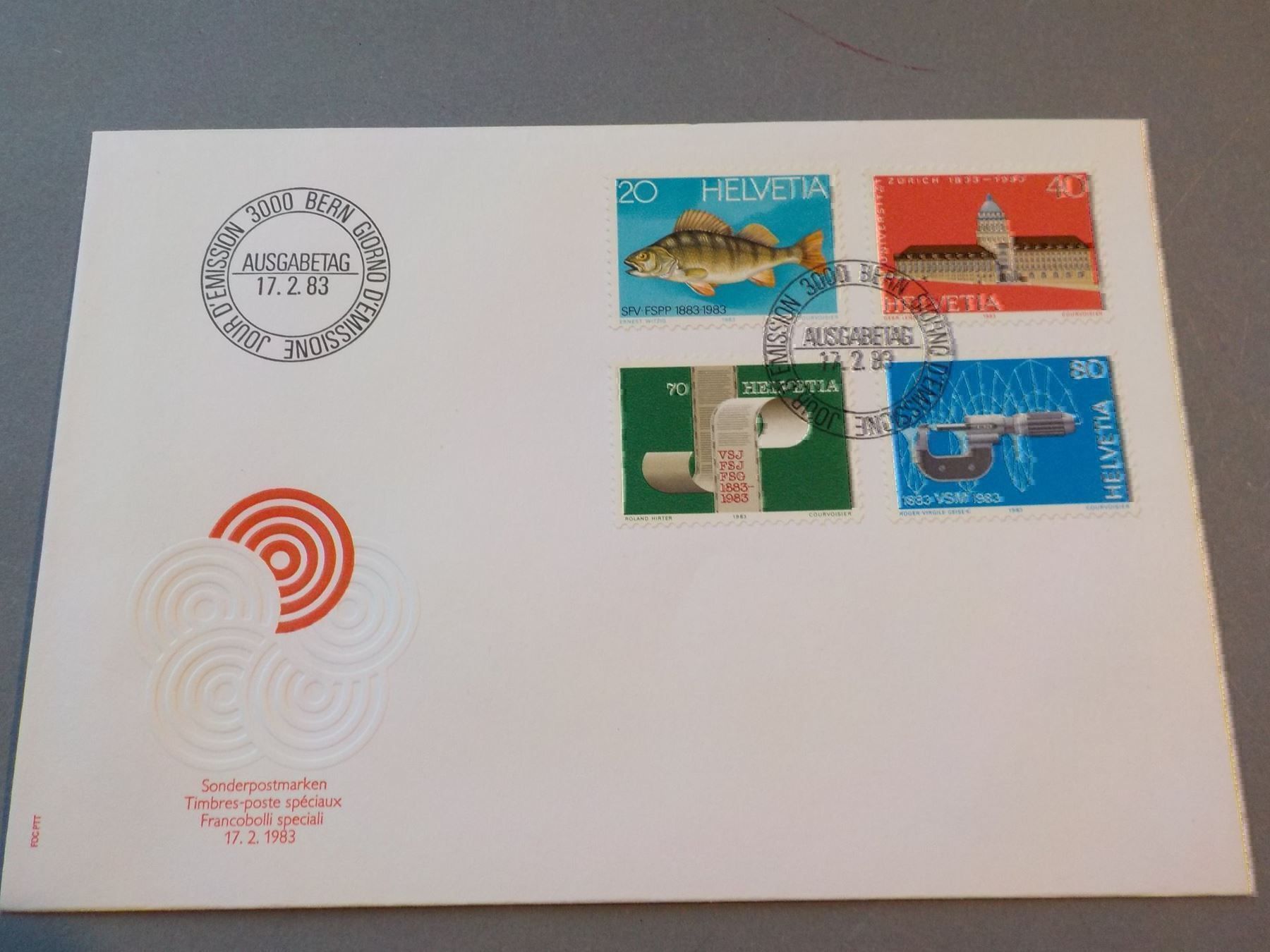 Tutti i francobolli: 1983, FDC, SonderpostmarkenI, Serie – Nuovo (secondo la descrizione) da Muri b. Bern venduto da Ricardoverkauf