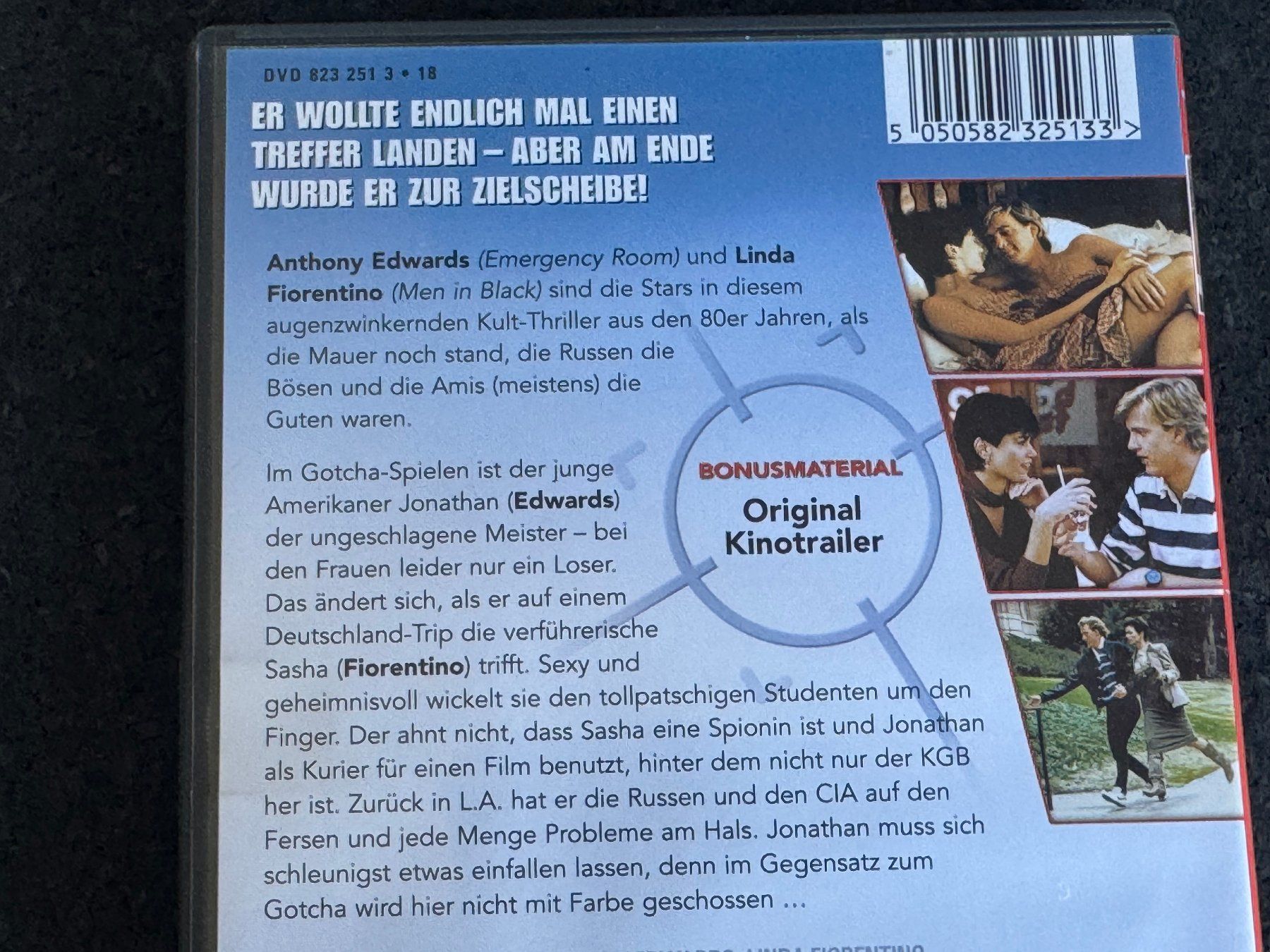 Tutti i DVDs: GOTCHA "Ein irrer Typ" DVD DE/EN/FR/IT/SP/RU – Usato da Fribourg venduto da tschjoly 2
