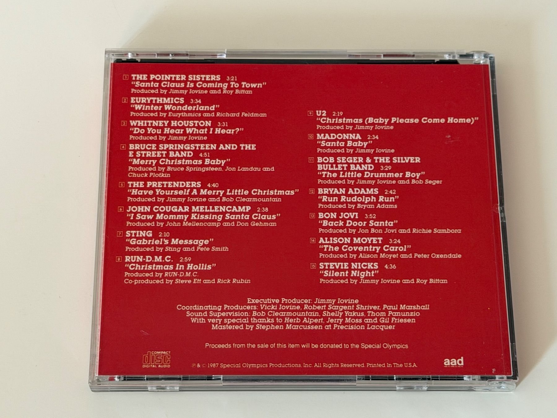 CDs: A Very Special Christmas Original Master Recording 1987 – D'occasion à Altstätten SG par sheamus 1
