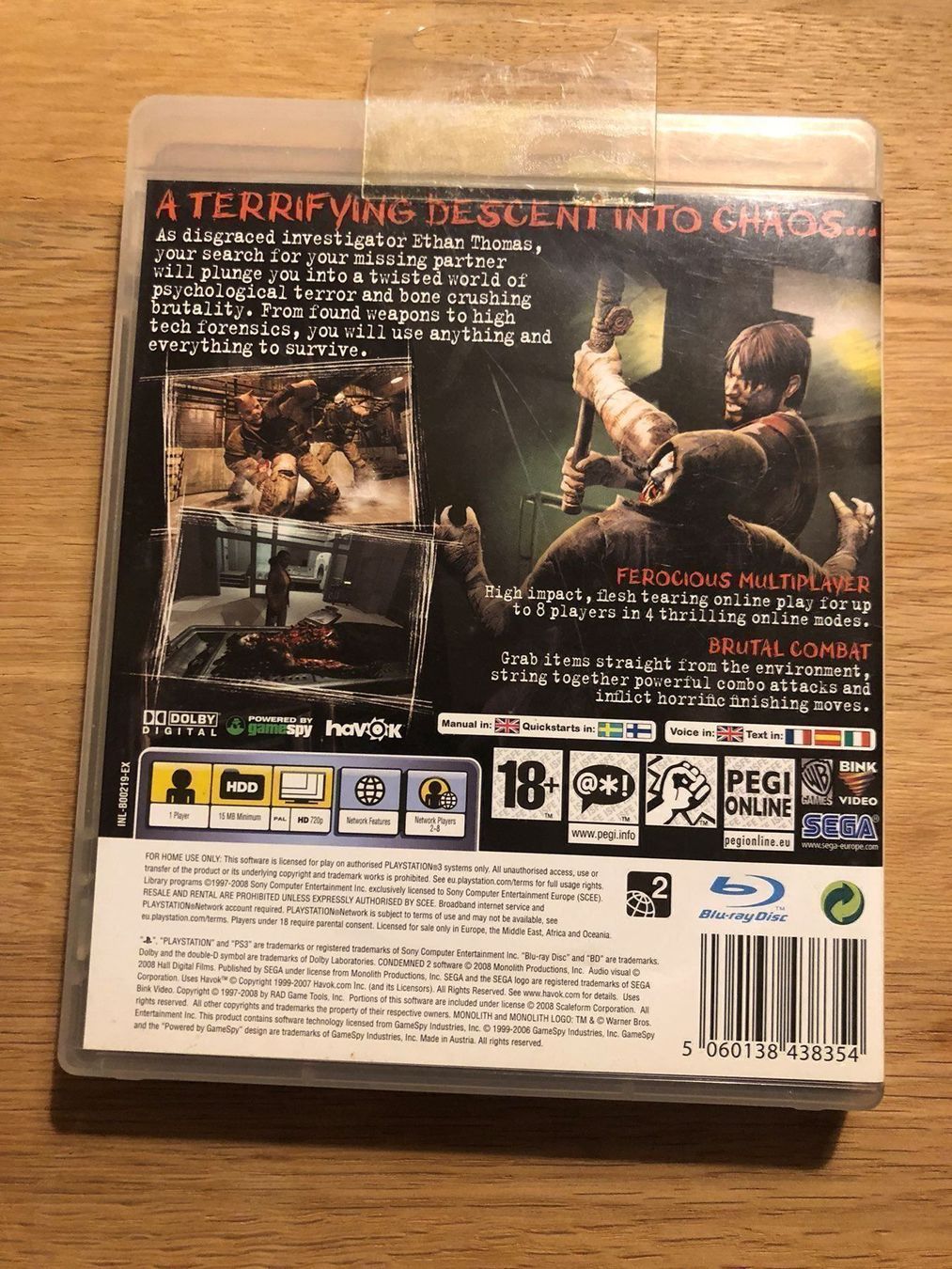 Sony Giochi: Condemned 2 für Sony Ps3 – Usato da Kestenholz venduto da Inna09 1