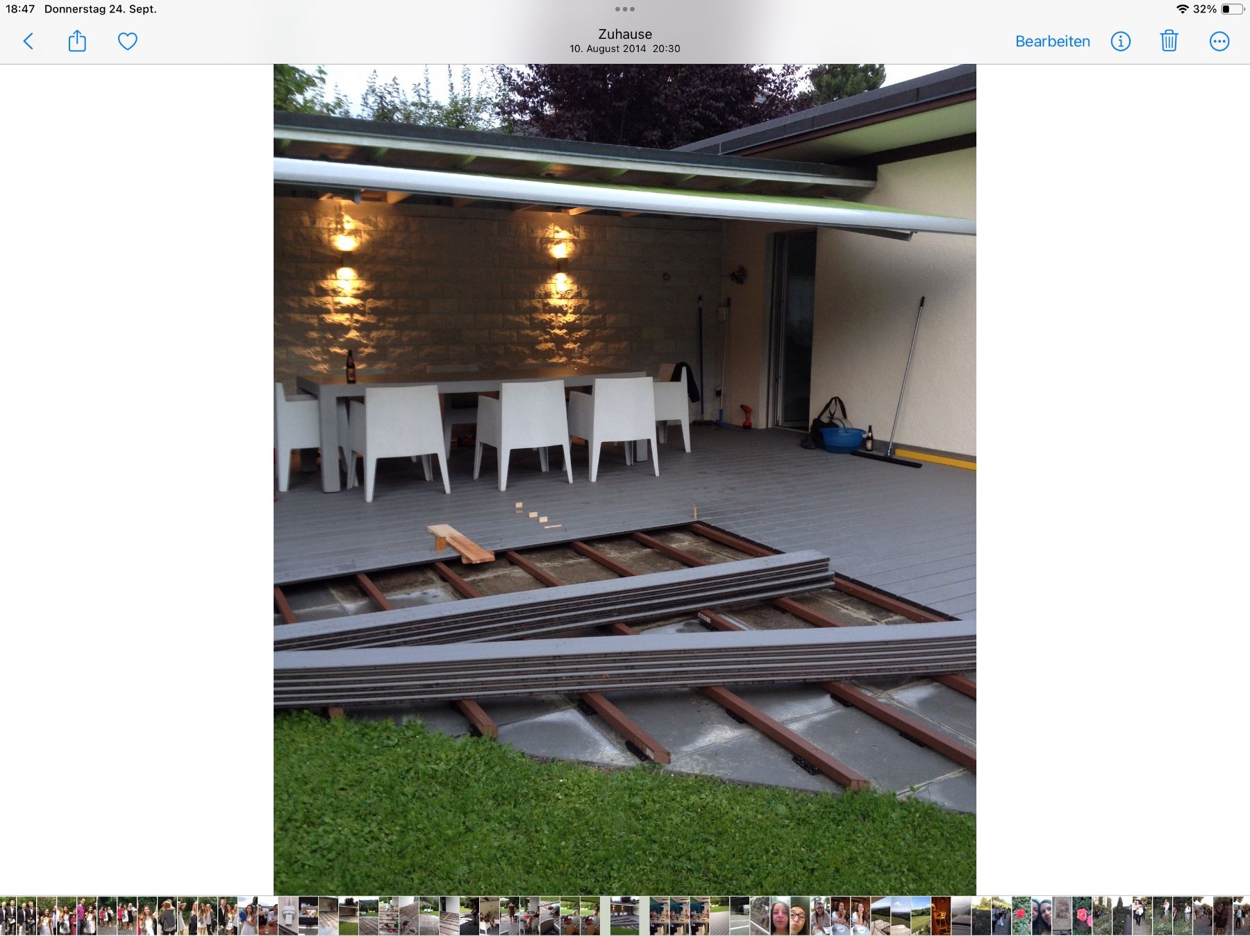 Rivestimenti per pavimenti: Terrassendielen WPC grau gebraucht – Usato da Langnau am Albis venduto da Meierisli 6