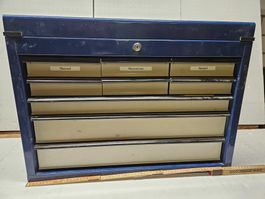 Werkzeugkasten #1 blau 9 Schubladen Arretierbar