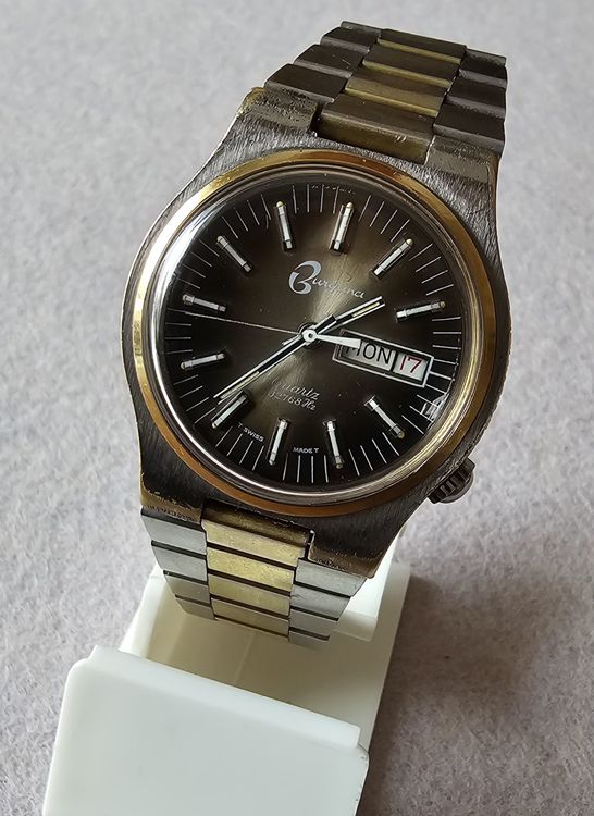Burgana Quartz Swiss Made Elegante Herrenuhr 38mm (Gebraucht) in ...