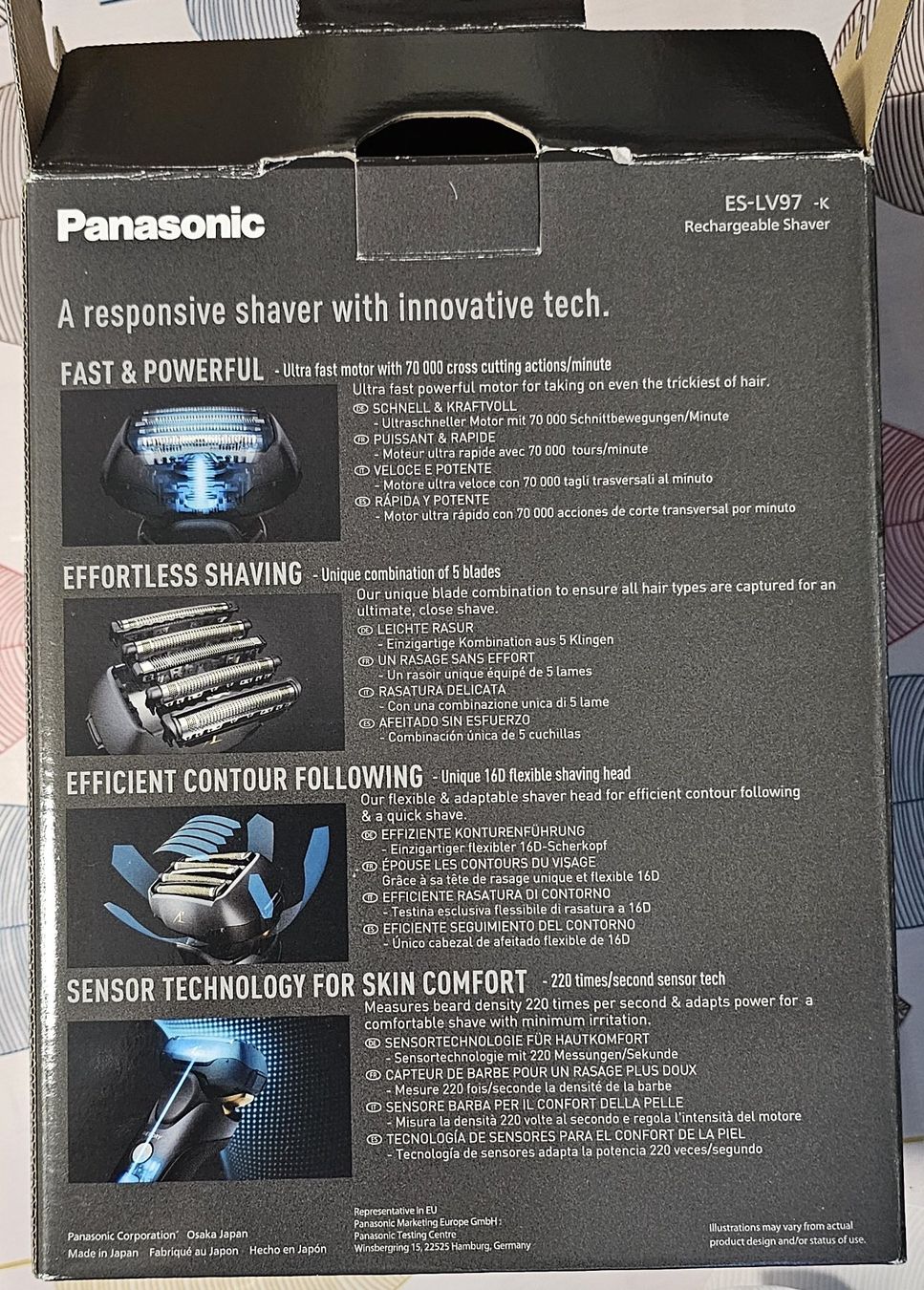 Panasonic Rasoi & Lamette da barba: Rasiermaschine PanasonicES-LV97 – Nuovo (secondo la descrizione) da Ennetmoos venduto da berg2011 2