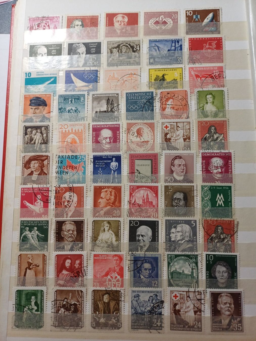 Alle Briefmarken: Sehr schönes DDR Lot – Gebraucht aus Zürich von Atad 1