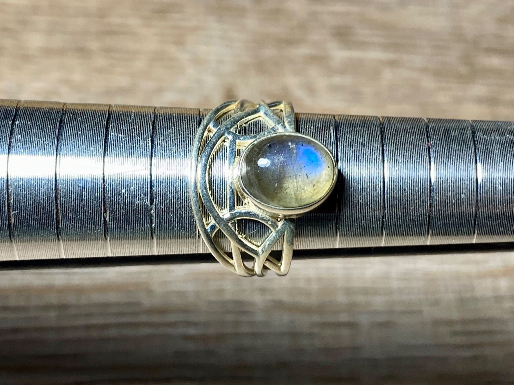 Ringe: boho style 925 Silber Ring mit natürlichem Labradorit – Neu und originalverpackt aus Laax von Kiki_Kingdom3 5