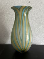 grosse Kaleido Vase in blau und gelb - Hübsch Interior