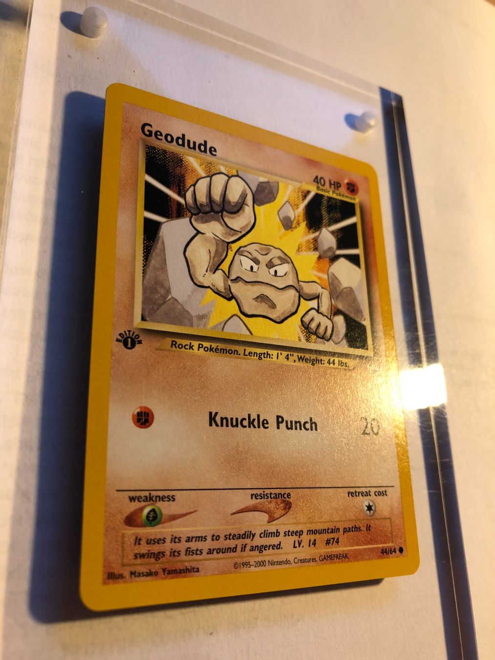 Sammelbilder & Trading cards: Geodude 1st Neo Revelation - MINT - ab 1.- – Gebraucht aus Giubiasco von dan_pr8b 1