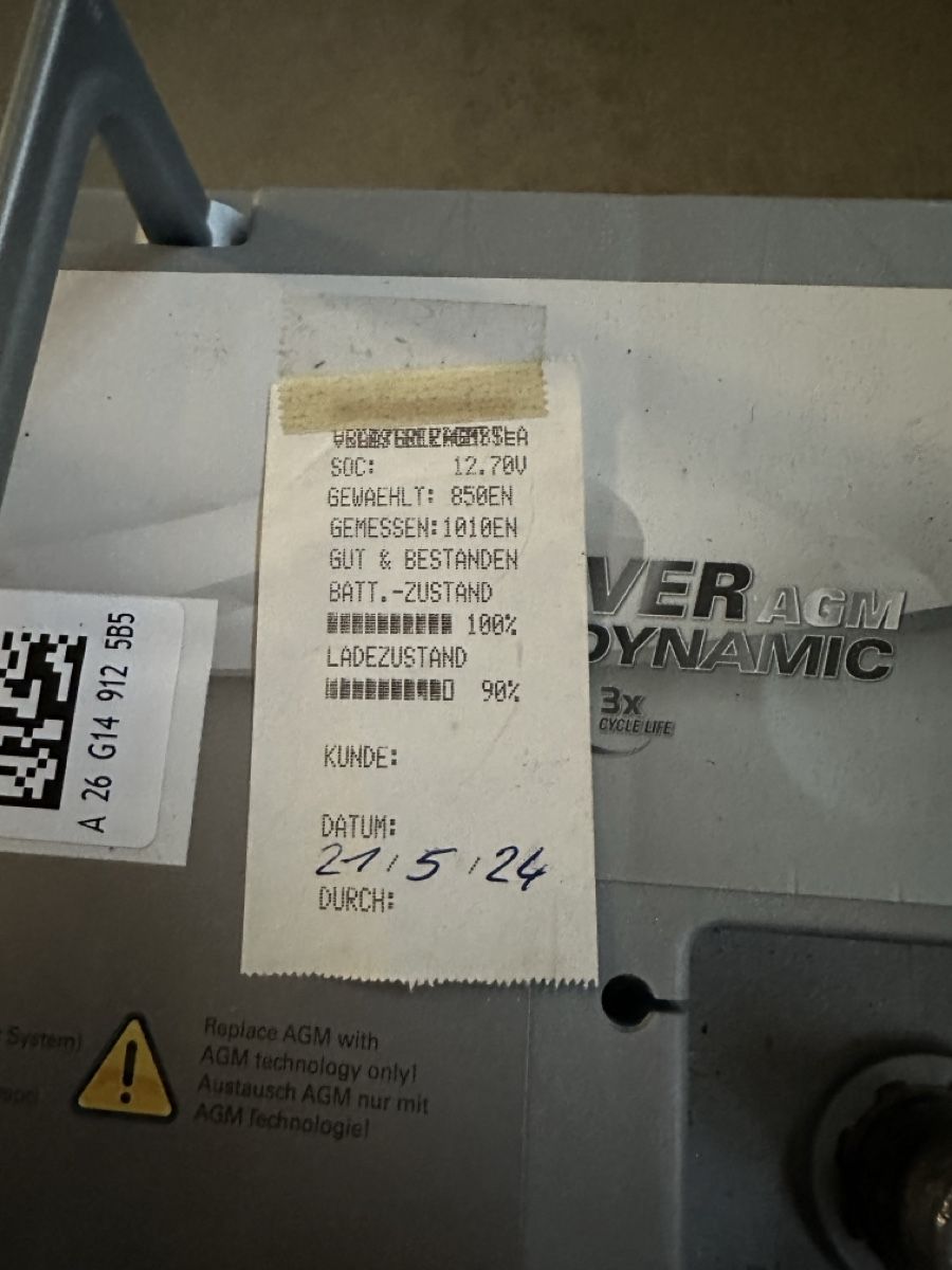 Varta Batterie: Varta 95Ah Auto Batterie – Usato da St Gallen venduto da LeoFTJ 2