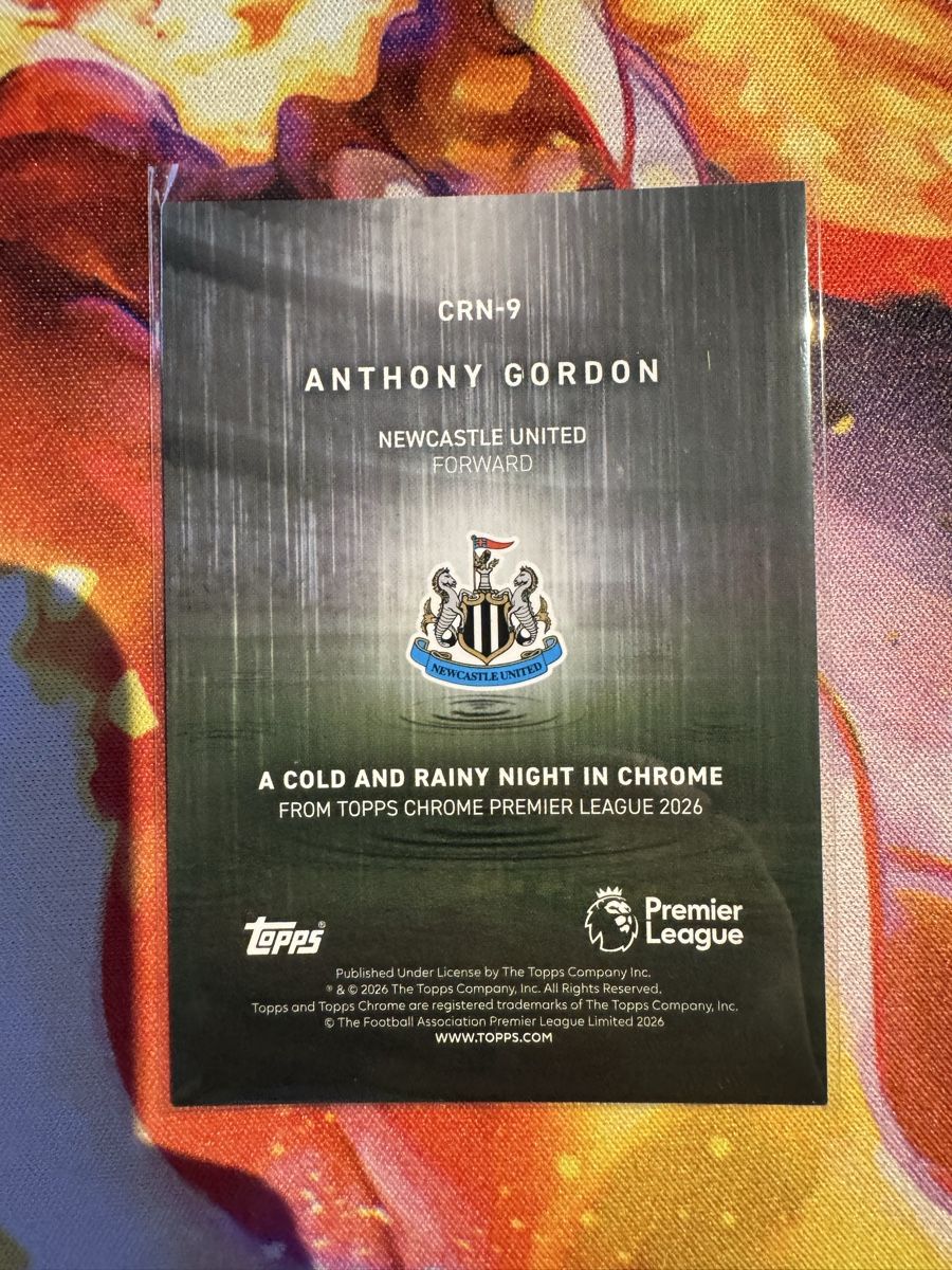 Topps Carte collezionabili: Anthony Gordon Case Hit 10/10 – Usato da Altendorf venduto da fivep 1