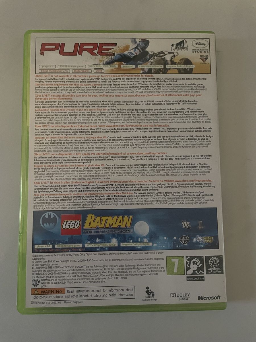 Spiele: XBOX 360 Spiel PURE & LEGO Batman Bundle – Gebraucht aus Grenchen von sabi.sk92 1