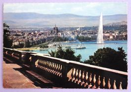 Genève - La rade et la ville depuis Cologny