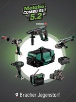 Metabo Akku Combo Set 5.2 | 4 Pro-Maschinen mit DAB+ Radio