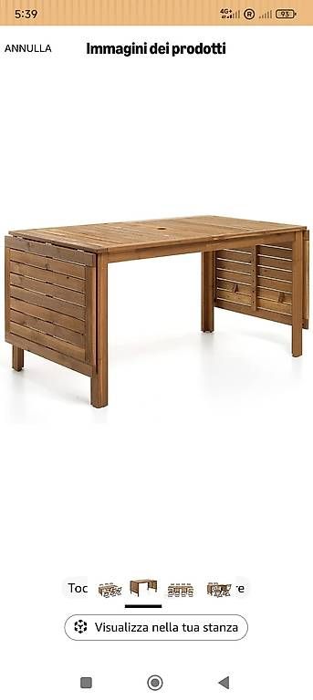 Tische: Tavolo in legno con prolunghe – Gebraucht aus Viganello von HaniHela