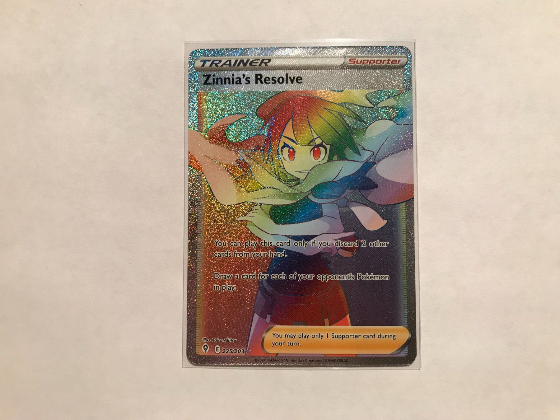 Pokémon Cartes à collectionner: Zinnia's Resolve Rainbow EN – D'occasion à Hagendorn par Pokecollectorch
