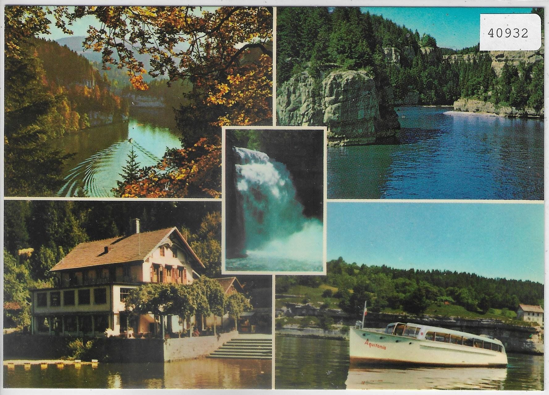 Cartoline postali: Les Brenets - Bassins du Doubs – Usato da Ettingen venduto da Kartenplanet