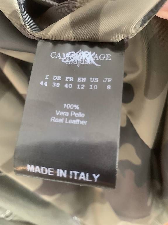 Jacken: Lederjacke von Camouflage couture stork – Gebraucht aus Locarno von Businesstrading 2