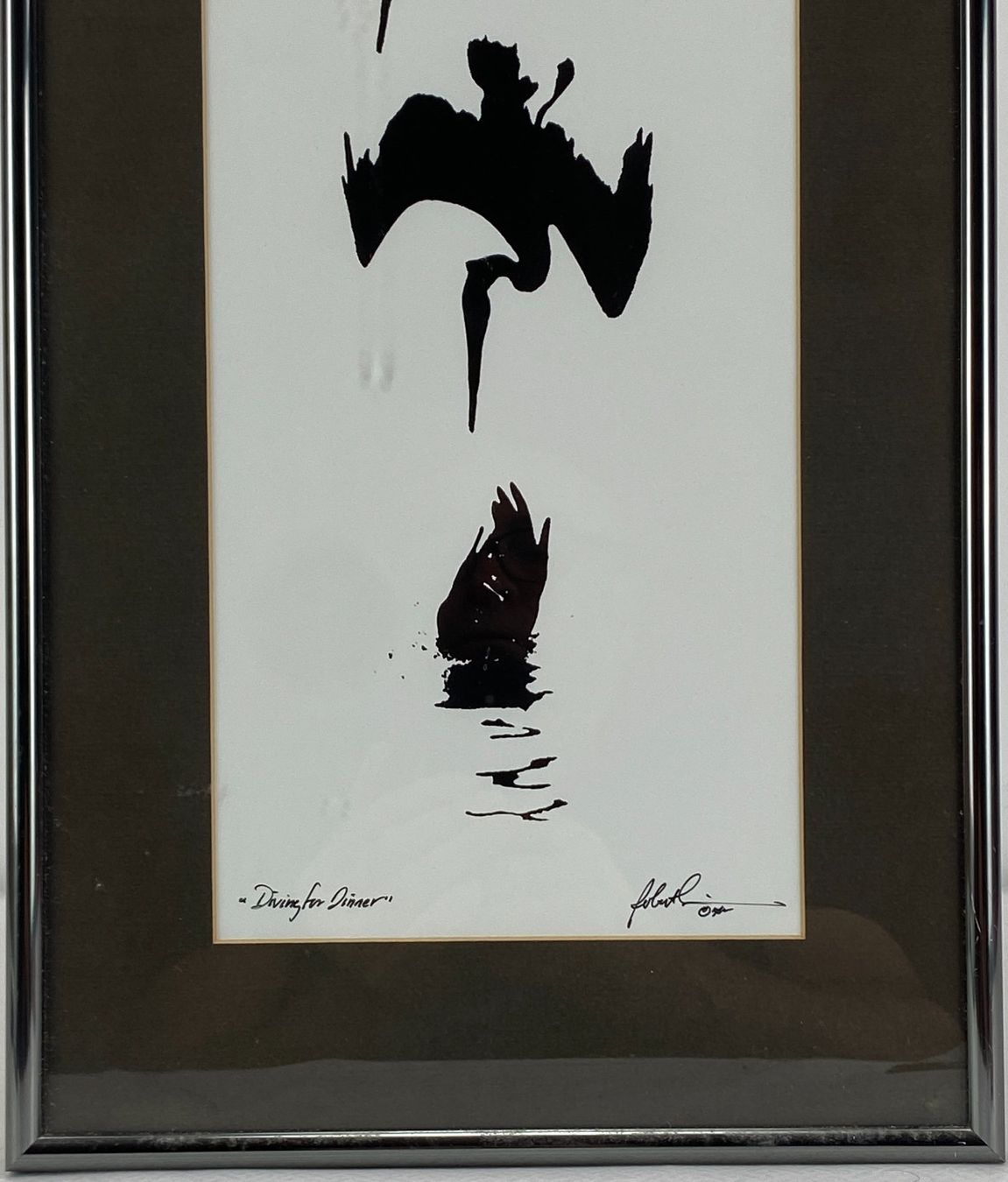 Posters & Illustrations: Robert Simmons Siebdruck Diving for Dinner, handsigniert, 82 – D'occasion à Volketswil par Artivo 5