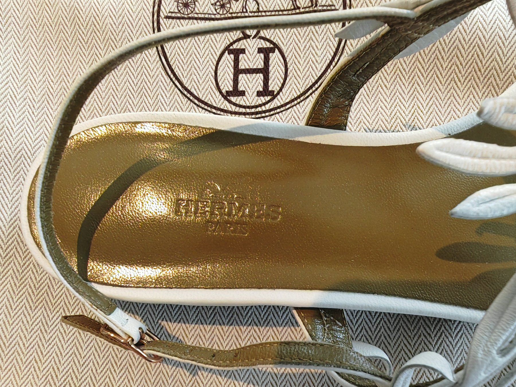 Hermès Scarpe da donna: Neue Original Hermès Sandalen Gr. 39 – Nuovo (secondo la descrizione) da Schönenbuch venduto da sgn_pw79 3