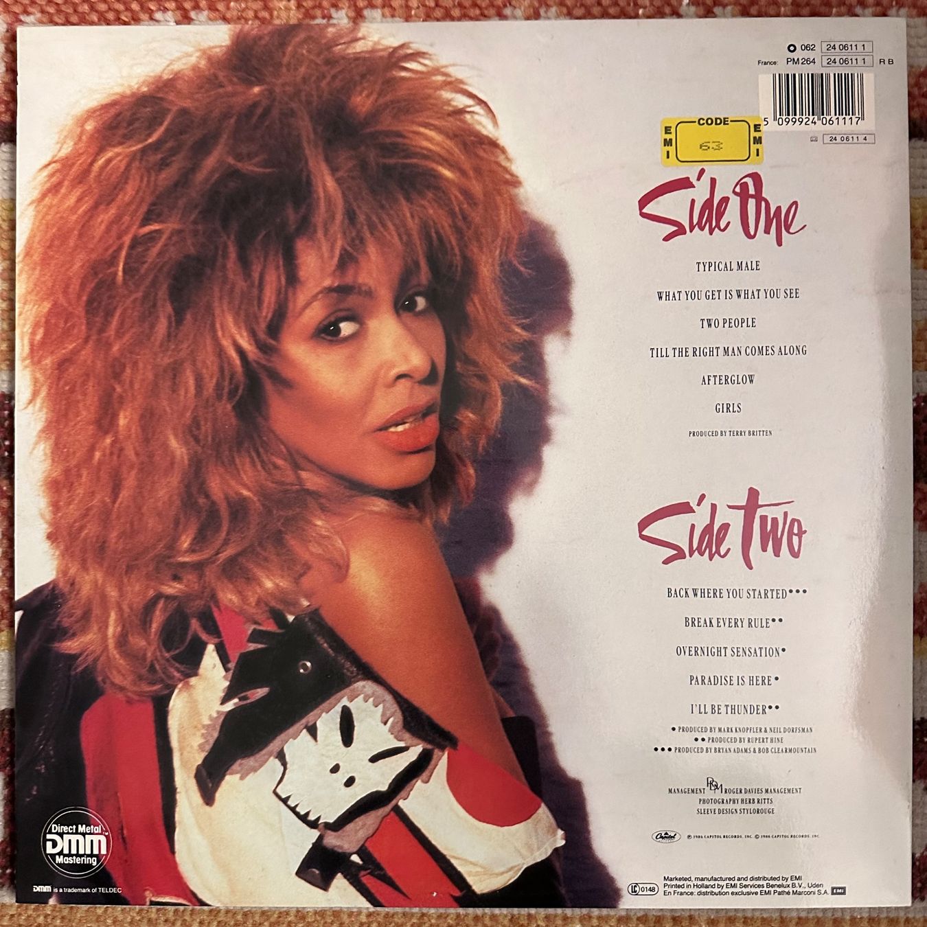 Dischi in vinile: LP - Tina Turner - Break Every Rule – Usato da Breganzona venduto da Onairda75 1