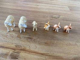 SCHLEICH Schaf, Lamm, Kaninchen