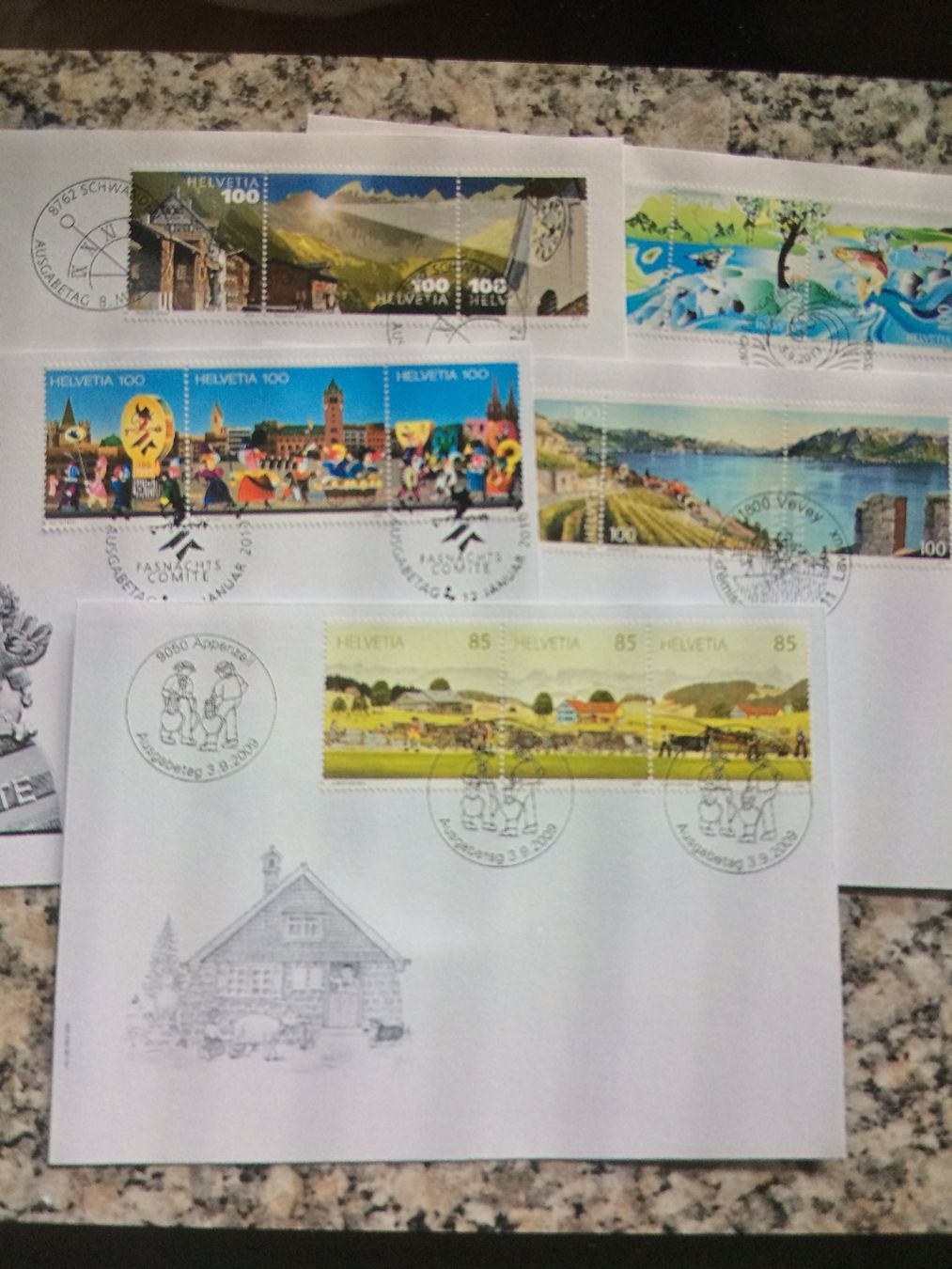 Tous les timbres: Ersttagscouverts – Neuf (Voir description) à Kilchberg ZH par APZ4BWM2 6