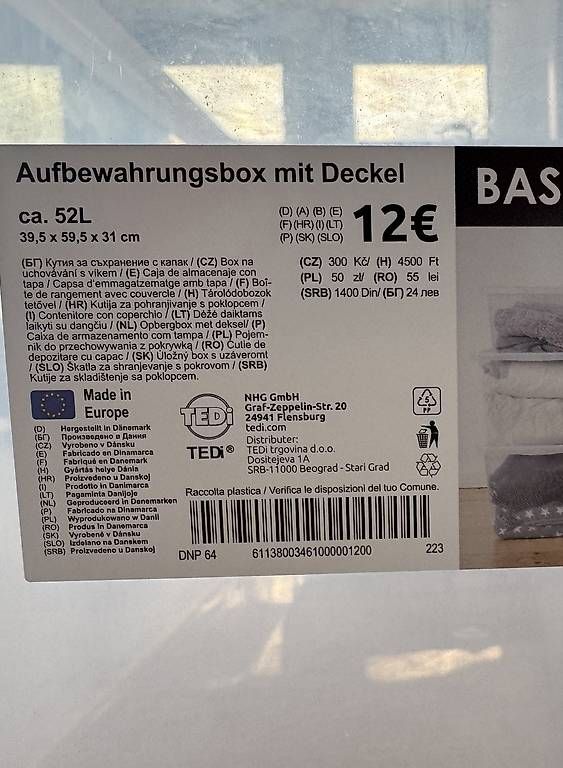 Recipients et similaires: Aufbewahrungsbox mit Deckel – D'occasion à Bern par mon_2lbl 2
