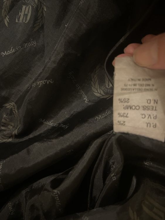 Giacche: Lederjacke GF Ferre Lederjacke schwarz Gr. S Vintage Italien – Usato da Rüschlikon venduto da Lajniii 8