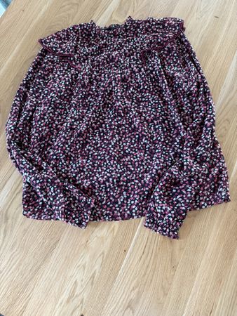 Mädchen Bluse WE Grösse 170 floral guter Zustand