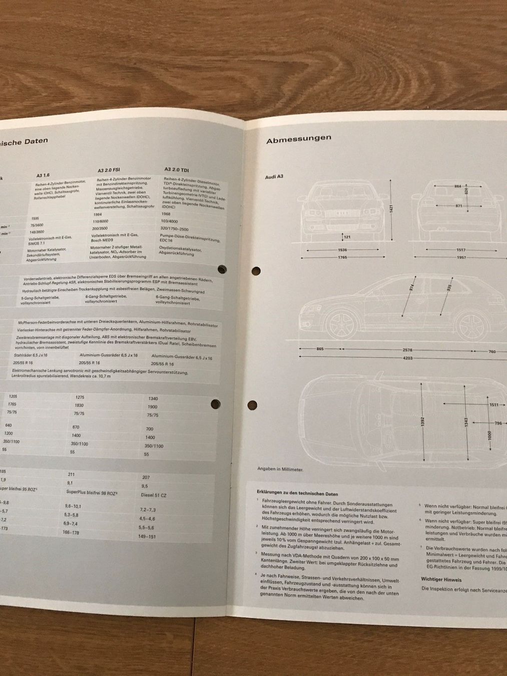 Audi Documenti: Audi A3 Jg. 2003 78 Seiten Material – Usato da Freienstein venduto da Golfbueb 9