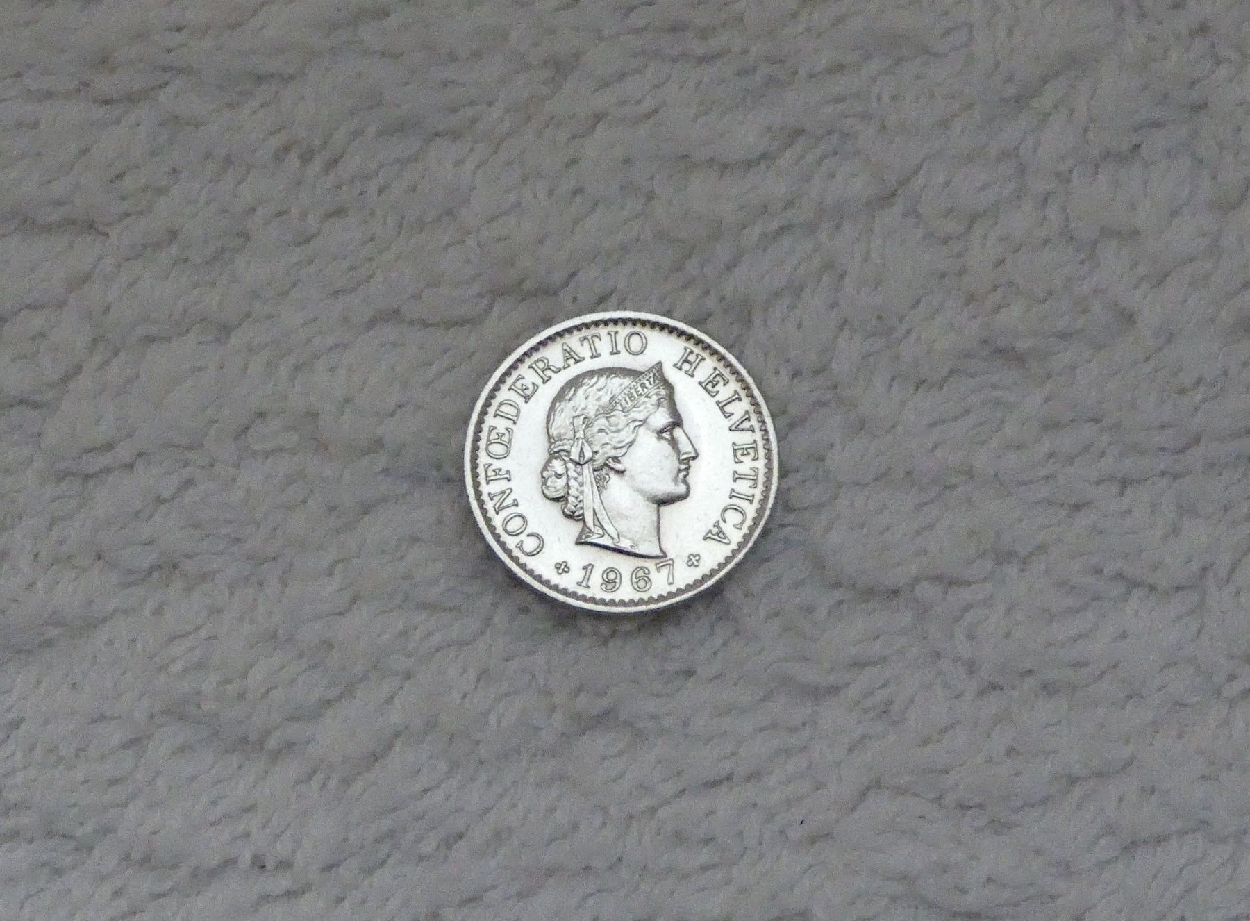 Tutti le monete: 5 centimes/rappen 1967 – Usato da Nyon venduto da Ilmi09