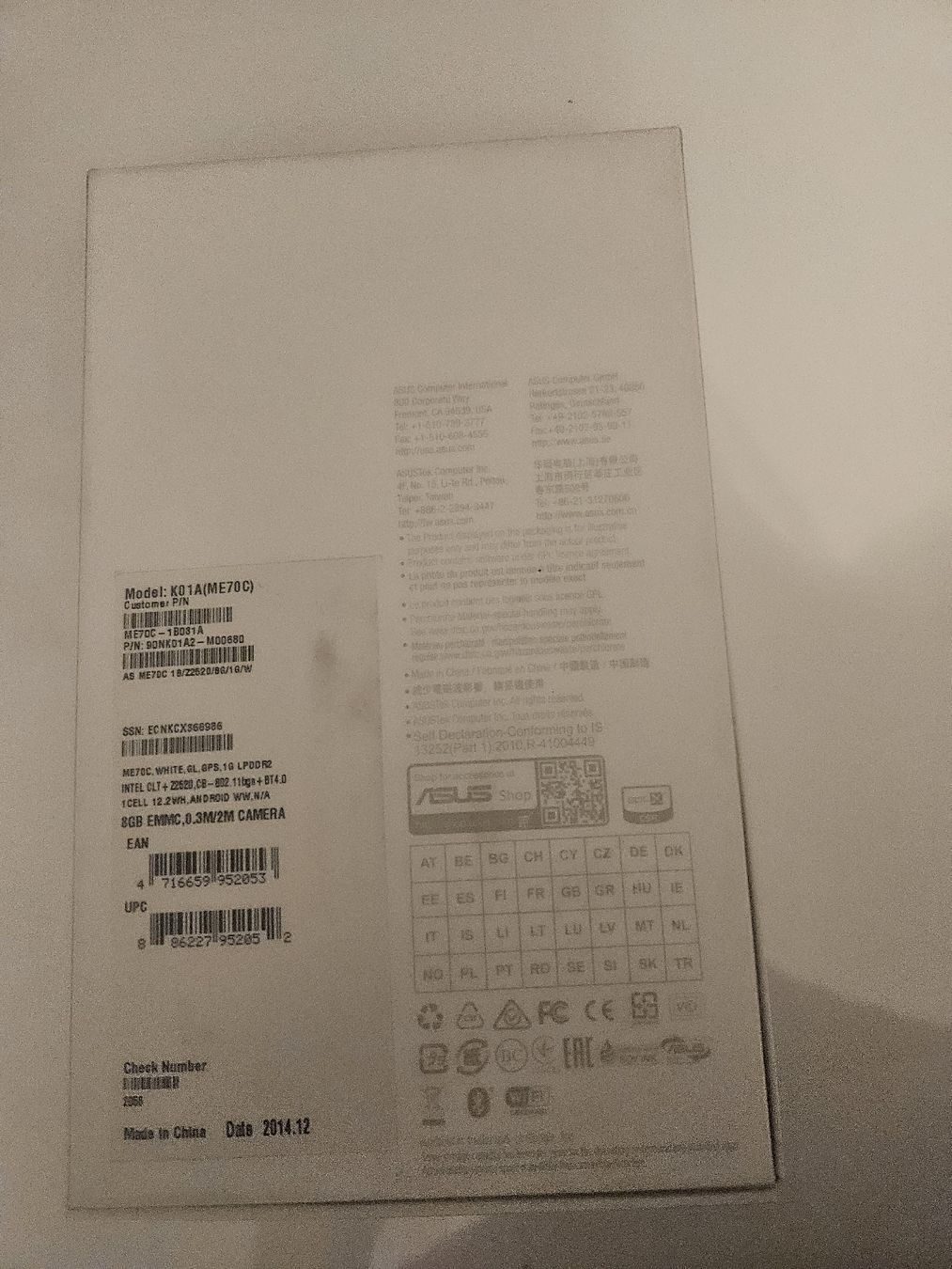 Asus Tablettes PC: ASUS Memo Pad 7 – Neuf (Voir description) à Ostermundigen par Msmash 1