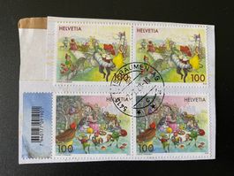 Märchen 2018 Wiese Wald ZN 1684 + 1685 auf Packetikette