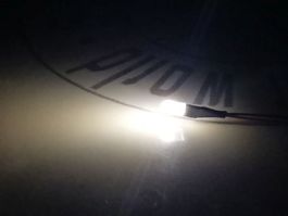 LED warm/diffus 3mm, randlos, verkabelt