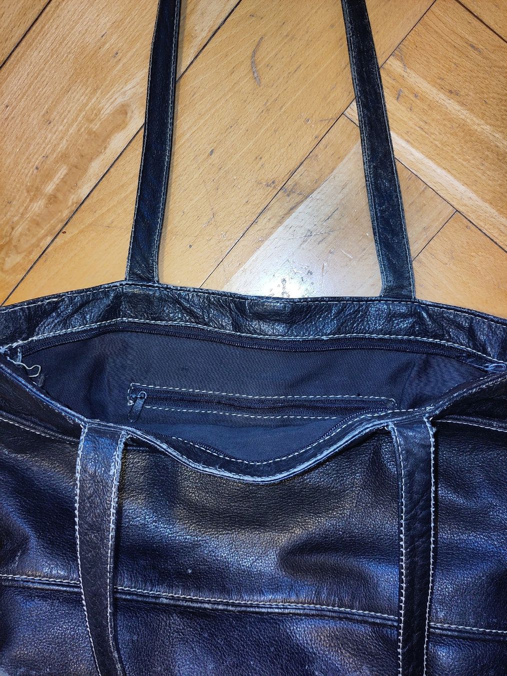Borse: Vintage sac à main en cuir – Usato da Lausanne venduto da jea_l6qn 1