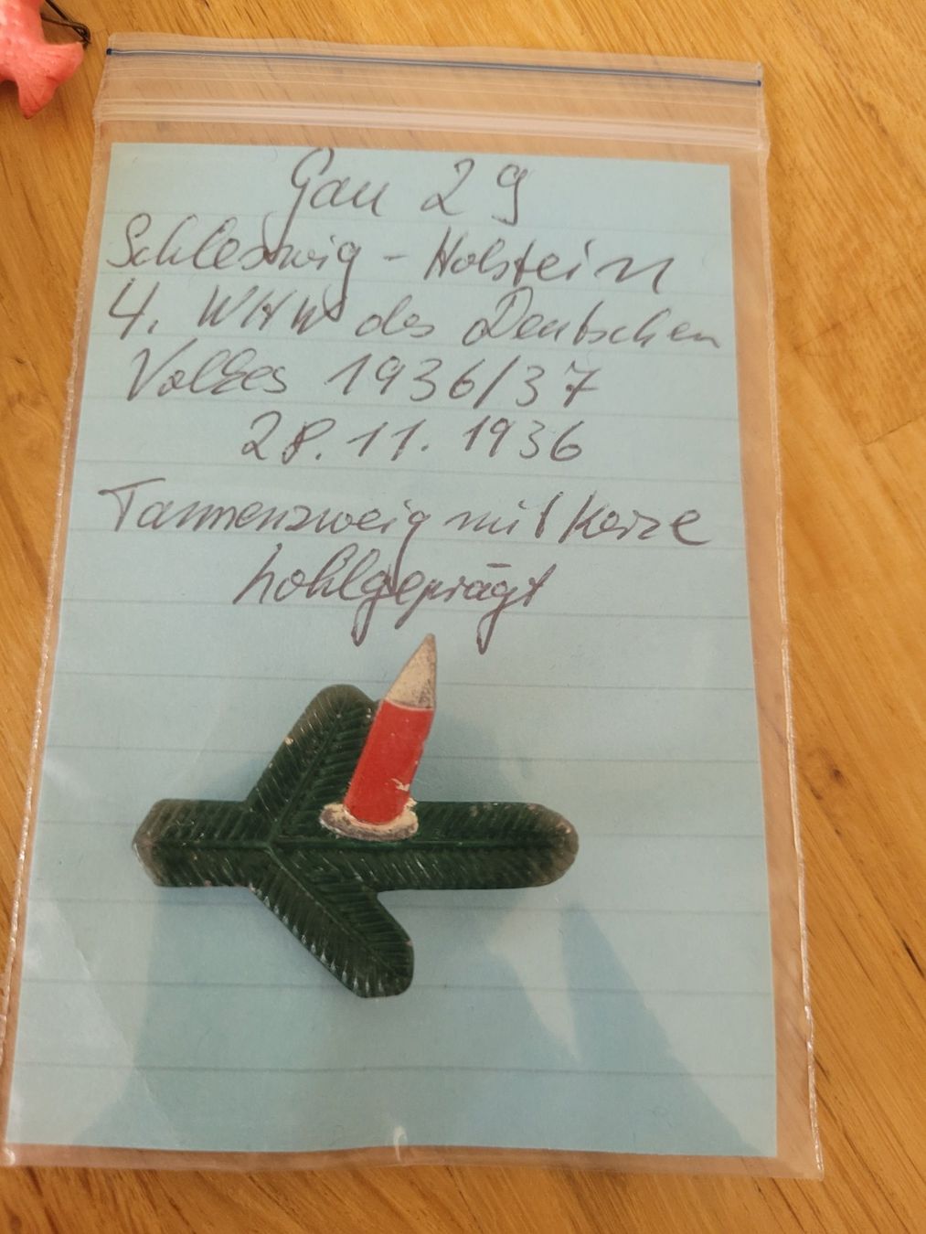 Medaglie: Deutsches Reich, WHW, Tagungsabzeichen – Usato da Kriens venduto da KTP 4