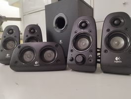 Logitech 5.1 Surround Sound System KOMPLETT-Set (NP: 269.00)