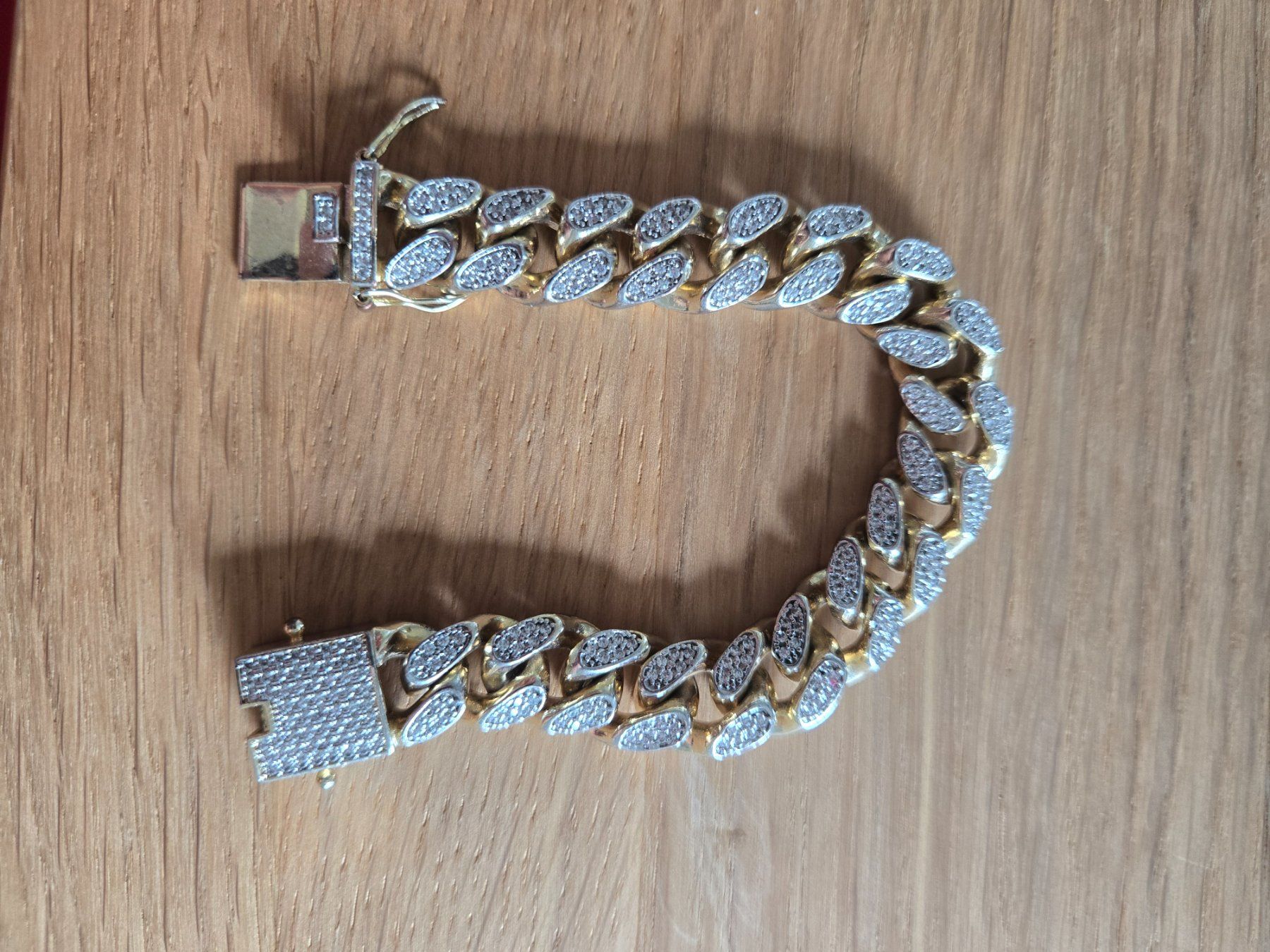 Bracciali & Braccialetti: Armband Gold Iced-out – Usato da Richterswil venduto da Giudi123 1