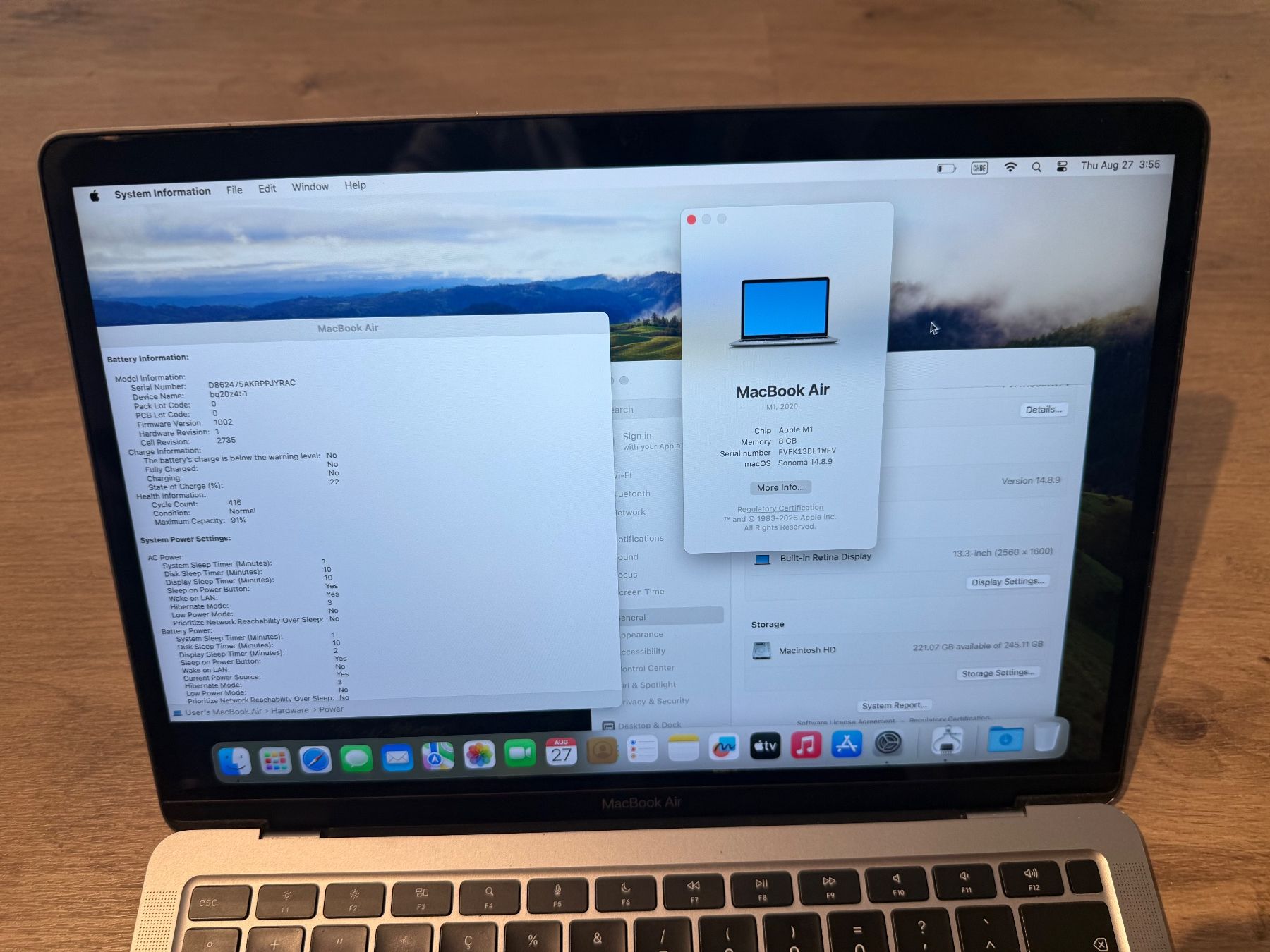 Apple Notebooks: MacBook Air 13 M1 – Gebraucht aus Siebnen von icrservicesolutions 2