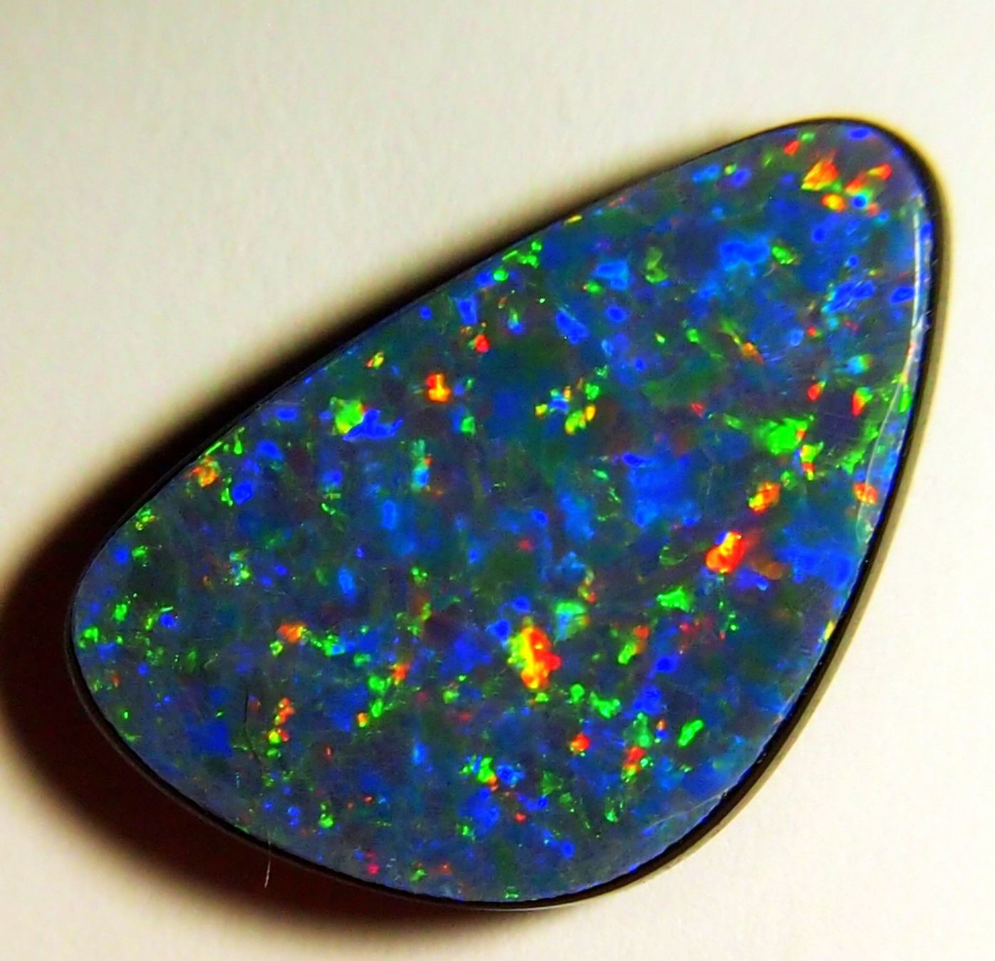 Pietre preziose: 8,7 ct. Multicolour Blackopal-Douplette AAA – Nuovo e nell'imballaggio originale da Reinach BL venduto da rumablum 2