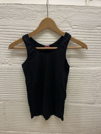 Schwarzes Tanktop Gr. 146/152