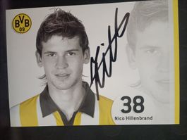 Nico Hillenbrand - BVB - Borussia Dortmund - Handsigniert