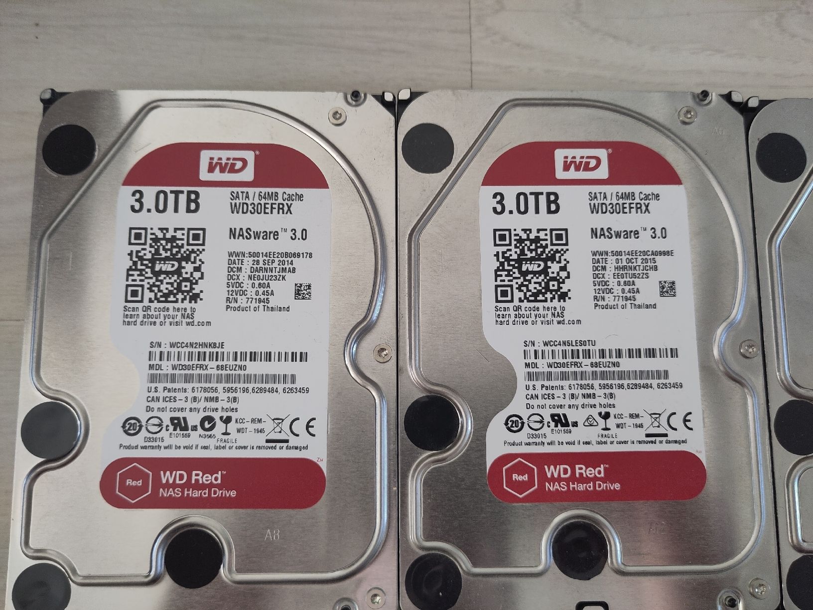 Disques durs: 5x 3TB & 1x 6TB 3.5" Festplatte – Défectueux à Sargans par sve_hjs5 1