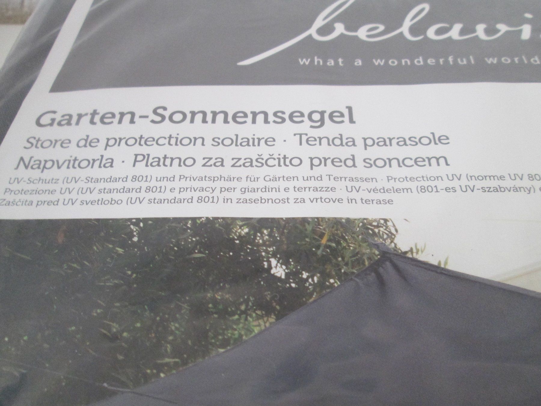 Ombrelloni: Sonnensegel 3m.x2m Rechteckig .NEU. Farbe: anthrazit – Nuovo e nell'imballaggio originale da Movelier venduto da KRASI61 1