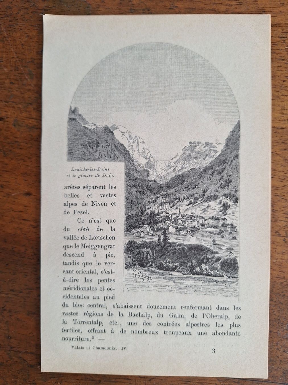 Stiche: LOECHE-LES-BAINS ET ENVIRONS – Gebraucht aus Bevaix von bohrap 3